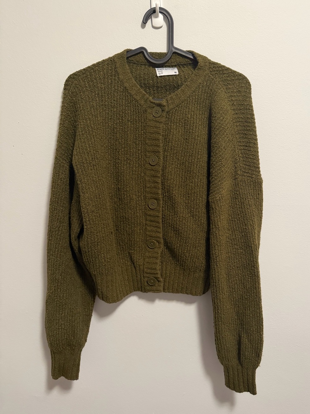 Olive Green Cardigan